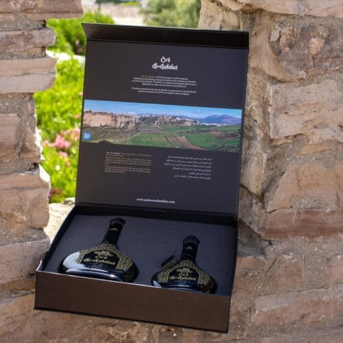 Oro Al-Andalus: Gift Set Picual Extra Virgin Olive Oil from Spain (500 ml & 250 ml)