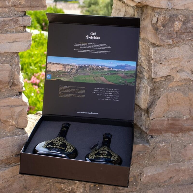 Oro Al-Andalus: Gift Set Picual Extra Virgin Olive Oil from Spain (500 ml & 250 ml)
