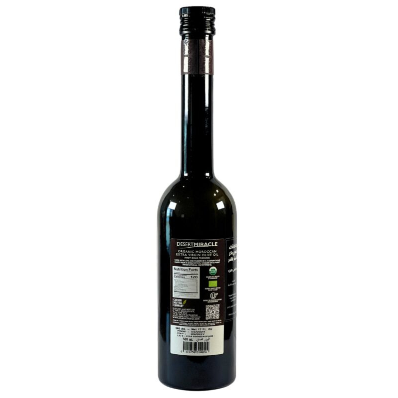 ATLAS OLIVE OILS: Desert Miracle - Organic Extra Virgin Olive Oil from Morocco (500 ml)
