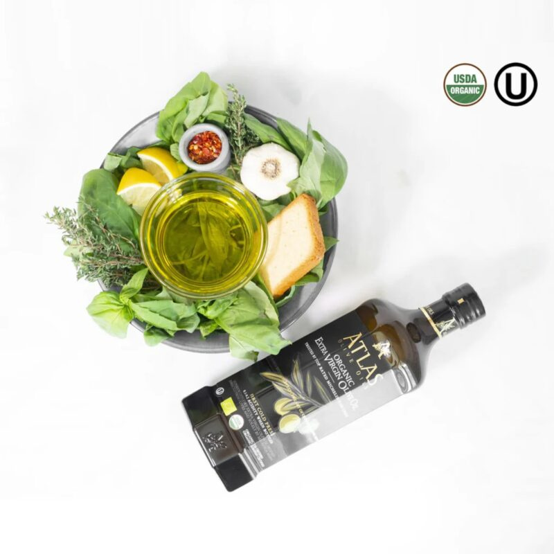 ATLAS - Organic Extra Virgin Olive Oil from Morocco (750 ml)