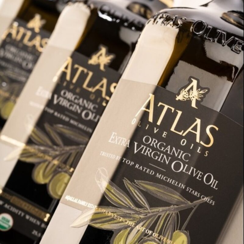 ATLAS - Organic Extra Virgin Olive Oil from Morocco (750 ml)