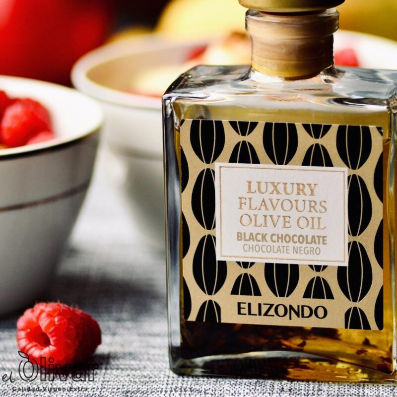 Elizondo: Black Chocolate Flavored Olive Oil from Spain (200 ml)
