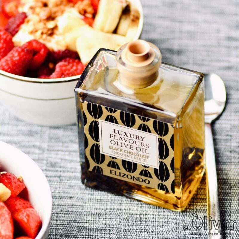 Elizondo: Black Chocolate Flavored Olive Oil from Spain (200 ml)