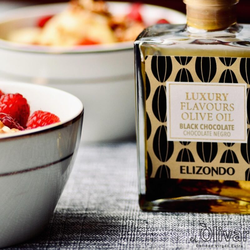 Elizondo: Black Chocolate Flavored Olive Oil from Spain (200 ml)