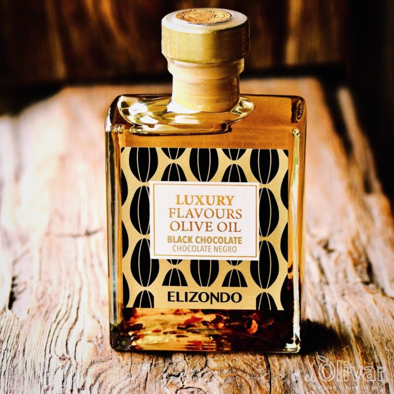Elizondo: Black Chocolate Flavored Olive Oil from Spain (200 ml)