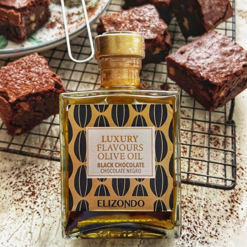 Elizondo: Black Chocolate Flavored Olive Oil from Spain (200 ml)
