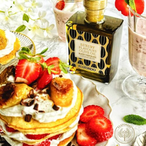 Elizondo: Black Chocolate Flavored Olive Oil from Spain (200 ml)