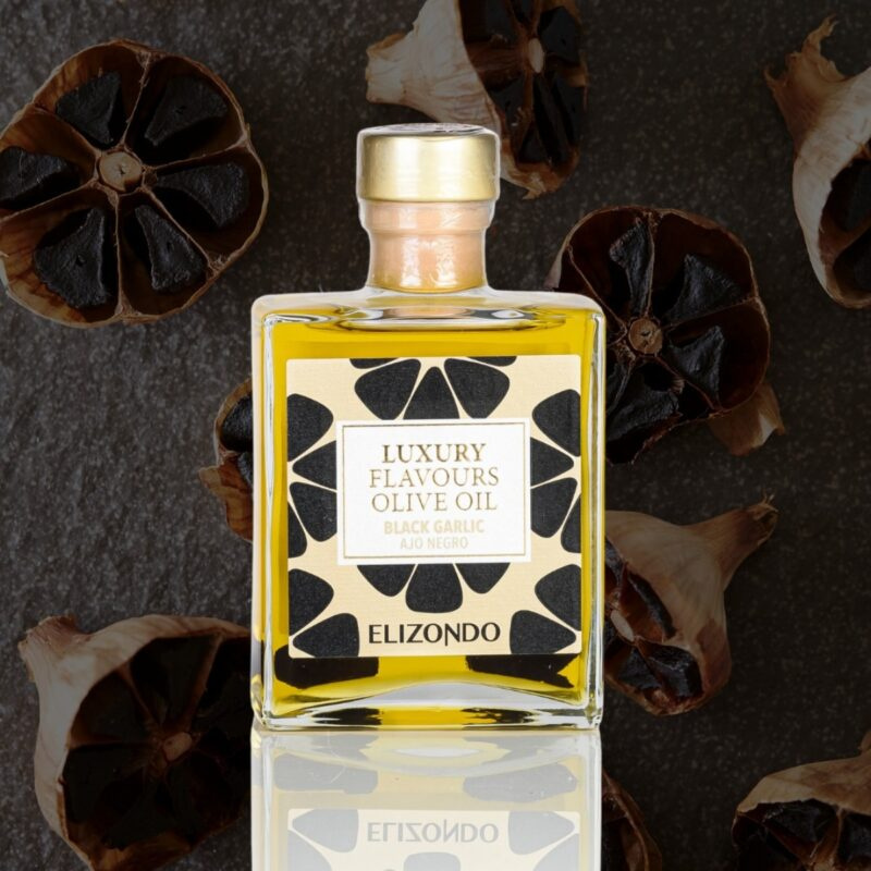 Elizondo: Black Garlic Flavored Olive Oil from Spain (200 ml)