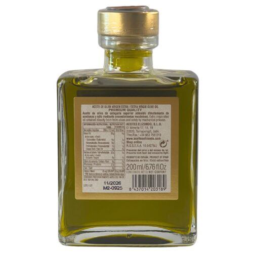 Elizondo: Nº 3 Premium Picual – Extra Virgin Olive Oil from Spain (200 ml)