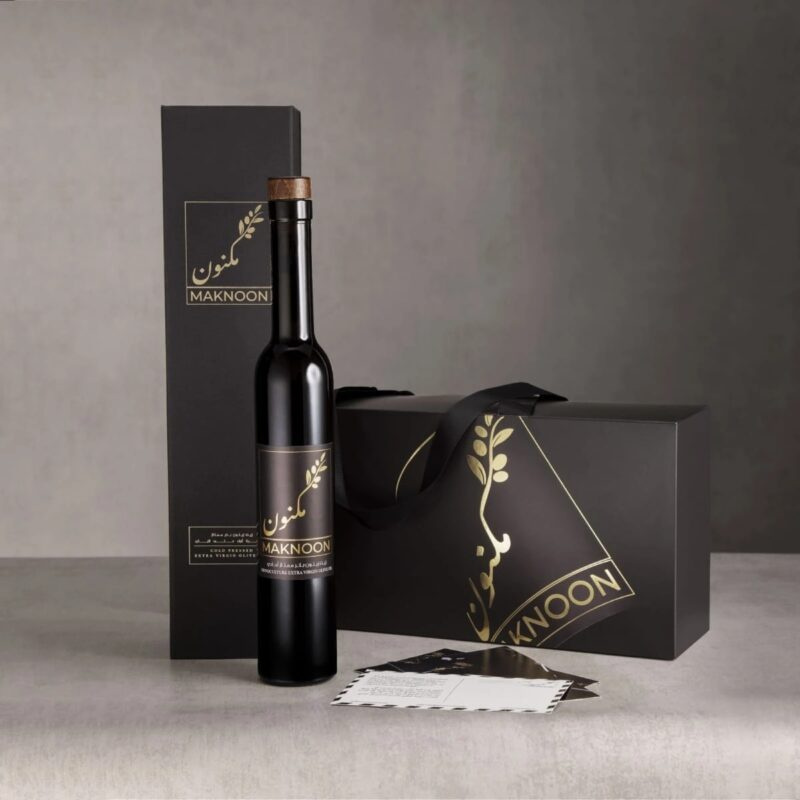 MAKNOON: Monoculture Extra Virgin Olive Oil from Syria (375 ml)