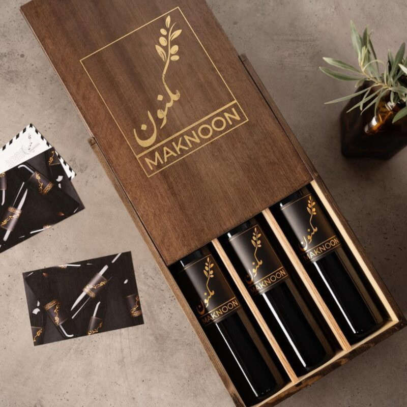 MAKNOON: The Levant Collection – 3 Extra Virgin Olive Oils from Lebanon, Palestine & Syria (500 ml each)