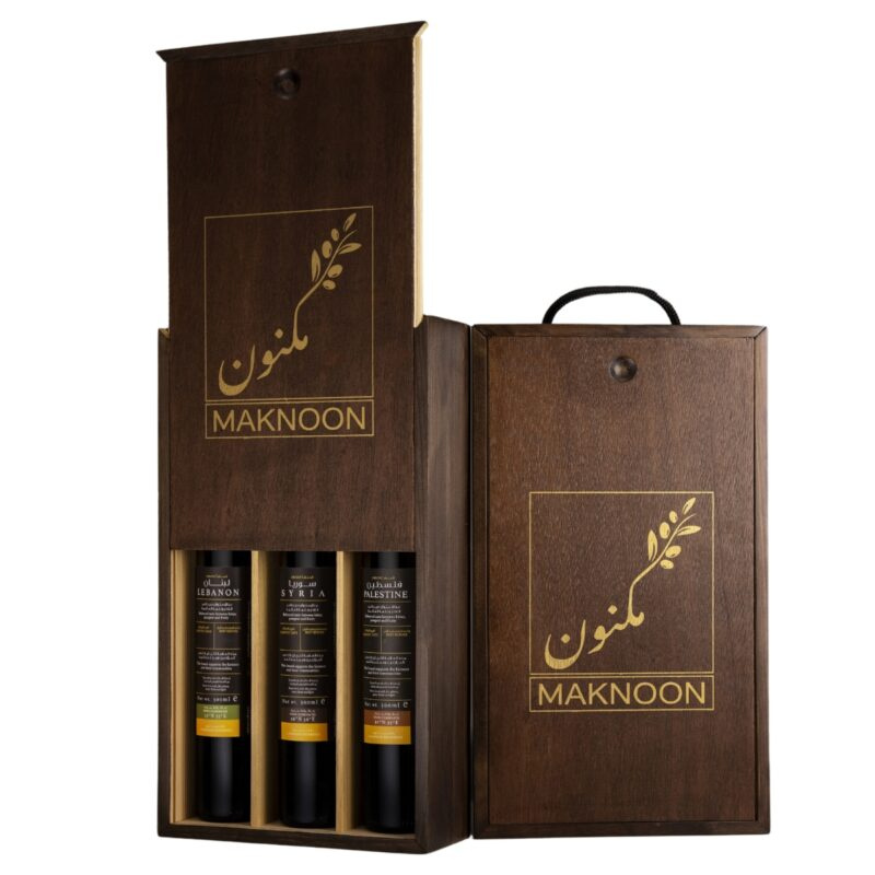 MAKNOON: Luxury Levant Collection with Wooden Box (3 Bottles)