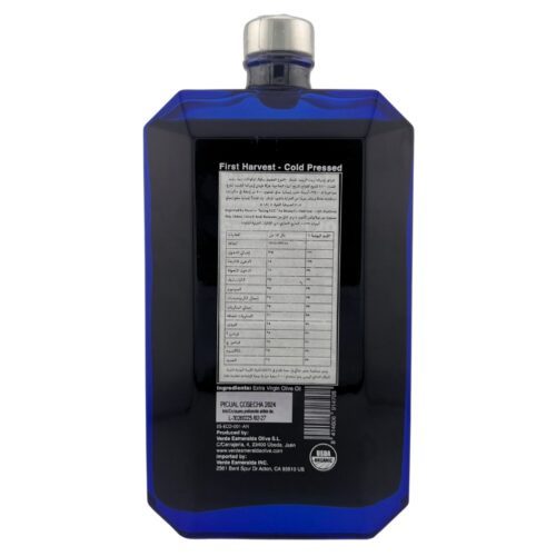 Verde Esmeralda: Blue Sapphire – Organic Extra Virgin Olive Oil from Spain (500 ml)