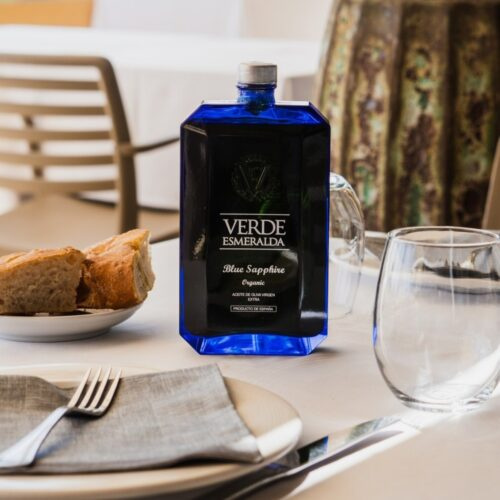Verde Esmeralda: Blue Sapphire - Organic Extra Virgin Olive Oil from Spain (500 ml)