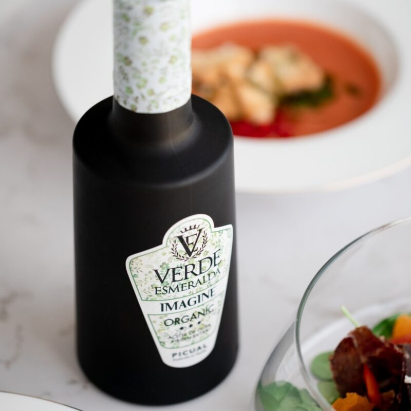 Verde Esmeralda: Imagine - Picual Organic Extra Virgin Olive Oil from Spain (500 ml)