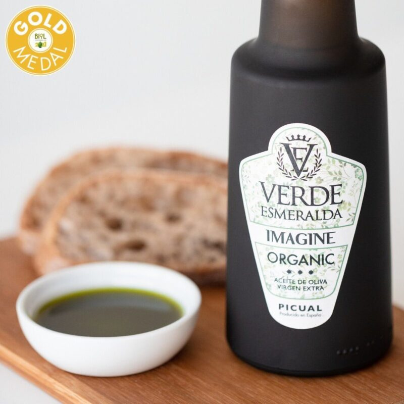 Verde Esmeralda: Imagine - Picual Organic Extra Virgin Olive Oil from Spain (500 ml)