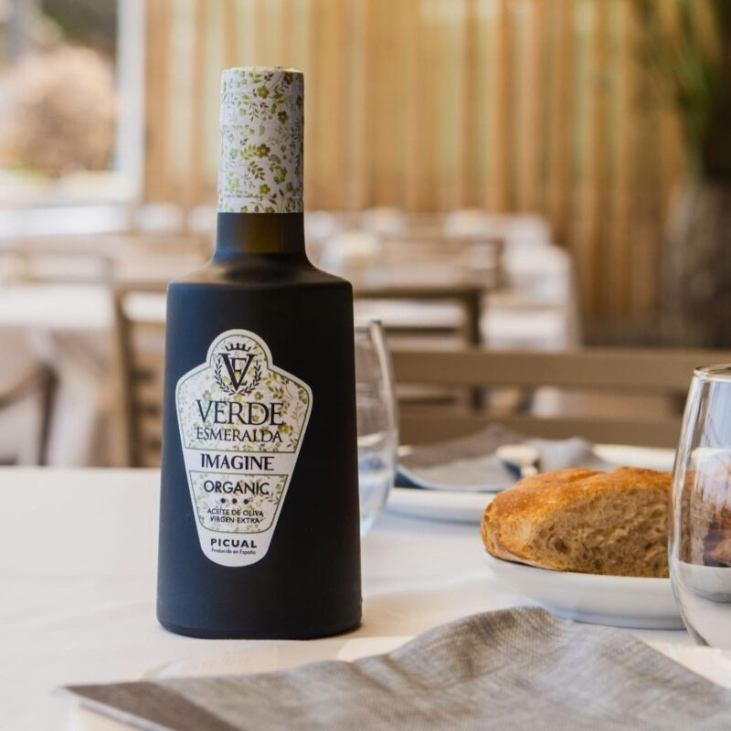 Verde Esmeralda: Imagine - Picual Organic Extra Virgin Olive Oil from Spain (500 ml)