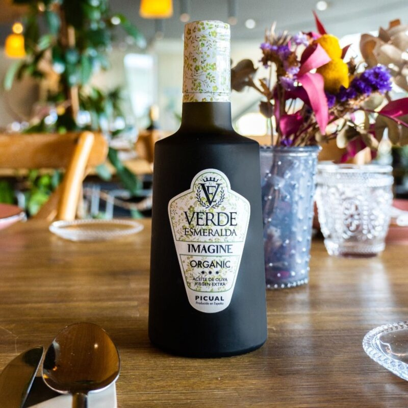 Verde Esmeralda: Imagine - Picual Organic Extra Virgin Olive Oil from Spain (500 ml)
