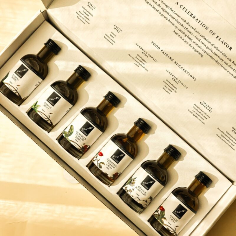 Maknoon: Gift Set of Infused Olive Oils from the Levant