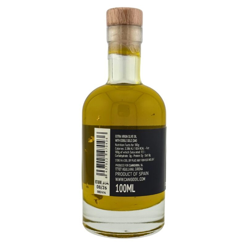 Llàgrimes del Canigó – EVOO with 24k Edible Gold (100 ml)
